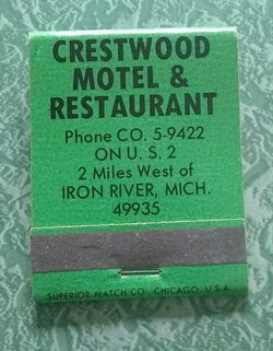 Crestwood Motel - Matchbook
